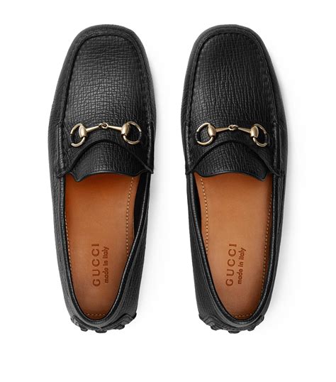 gucci nero driving shoes|black and gold Gucci shoes.